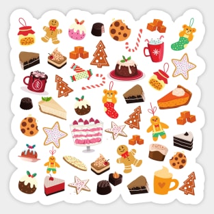 Christmas Desserts Heaven Sticker